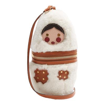 秋冬俄罗斯娃娃毛毛包斜挎包