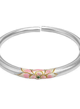 【一物一证】9999纯银手镯女实心