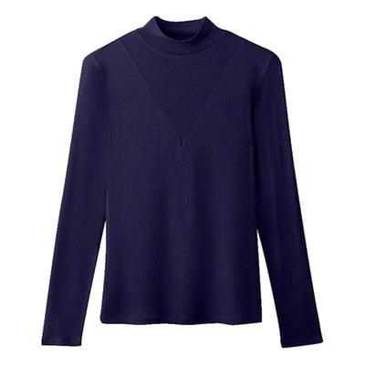 款半高领紧身洋气打底衫T恤