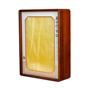 鱼胶包装盒高档沙比利实木盒空盒子鳘鱼胶赤嘴鲍鱼东方珍宝礼品盒