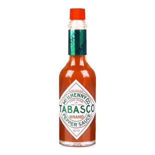 tabasco美国辣椒仔辣椒酱0脂肪进口美式辣酱小瓶辣椒汁西餐调味汁