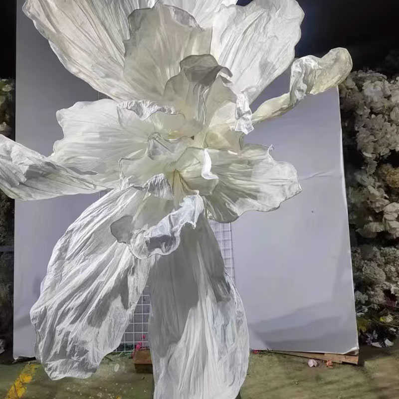 手工diy铁丝巨型纸艺花塑形花杆纸花80cm大号花瓣制作定型16/18号