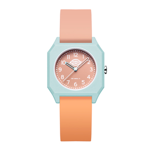 Dickies手表女复古多巴胺学生日系可爱小方表通勤百搭轻薄石英表