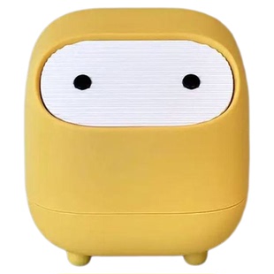 桌面垃圾桶小纸篓迷你含内桶卧室床头床上收纳桶小号可爱按压带盖