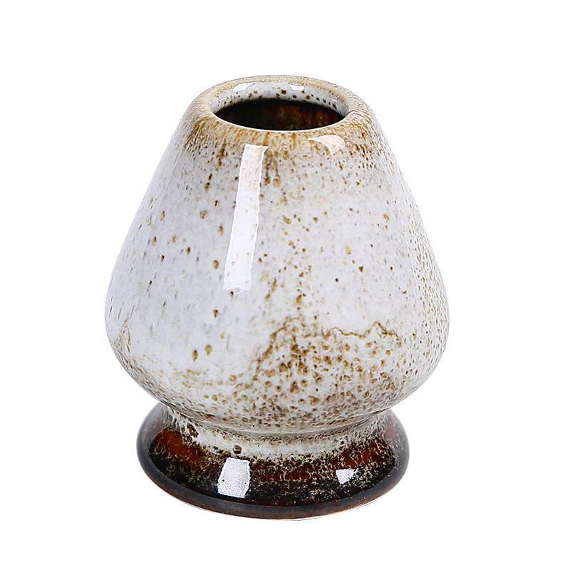 窑变茶筅立托点茶茶具抹茶茶道配件日式百本立放置器宋代茶艺工具