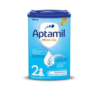 德国版 爱他美2段 Aptamil 2 二段 宝宝婴幼儿配方奶粉6至9月800g