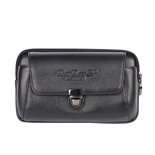 真皮手机包可穿皮带腰间牛皮手机腰包男款工地干活大容量手机皮套