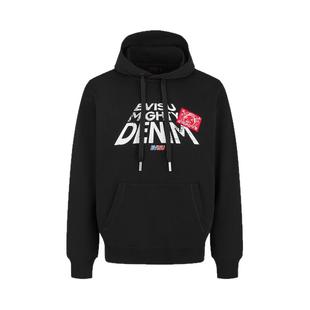 EVISU福神 男士口号印花潮流休闲短款卫衣