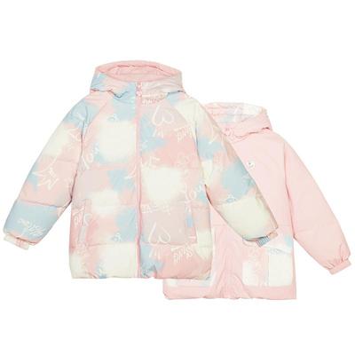 361°童装女童两面穿羽绒服