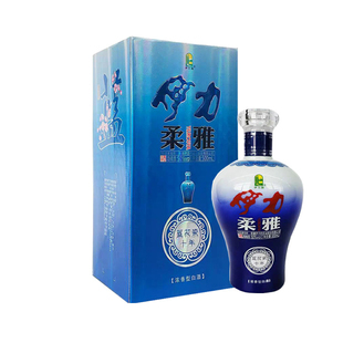 新疆伊犁伊力特伊力柔雅蓝花瓷十年50度500ml棉柔型白酒整箱6瓶