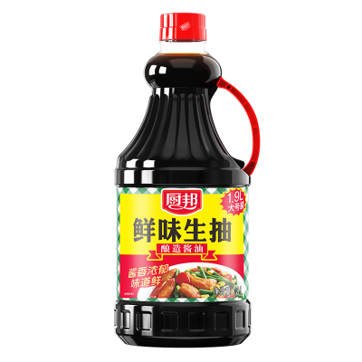 厨邦鲜味生抽1.9L酿造酱油