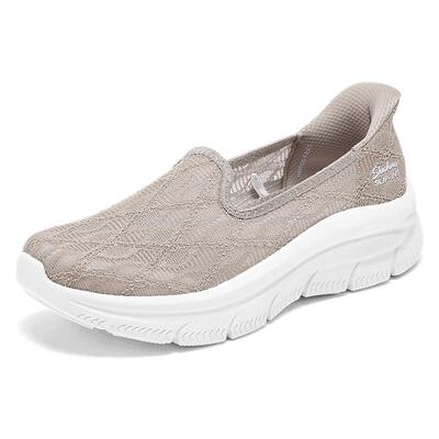 斯凯奇闪穿一脚蹬软底单鞋妈妈鞋