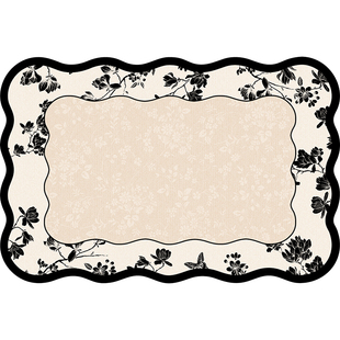 地毯客厅异形2025新款中古风免洗可擦不规则法式复古地垫沙发防水