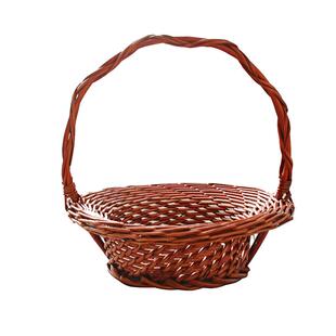 柳藤编花篮舞蹈道具跳舞篮鲜花篮子婚庆小花篮手提客厅插花编织篮