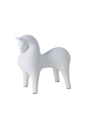 【可开发票】办公室博古架马摆件