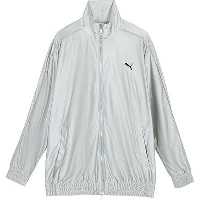 彪马男女金属感光泽廓形休闲外套