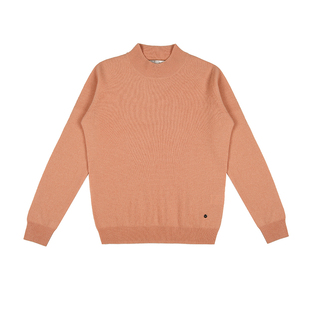 Raidy Boer/雷迪波尔女士秋冬山羊绒针织螺纹半高领针织毛衣5006