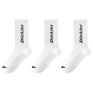 Dickies袜子女2026马年爆款冬季防臭中筒袜搭配白色棉袜男女同款
