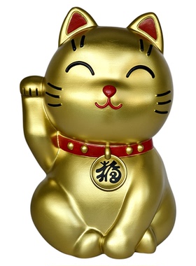 招财猫墙面遮丑补洞壁挂装饰开业乔迁新居酒柜书桌儿童房摆件礼品