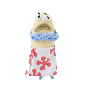 KKV爆款海绵宝宝路人鱼小丑鱼毛绒公仔比奇堡居民玩偶抽象礼物