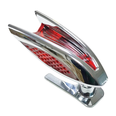 机盖立标太阳能天使翼车头灯红旗