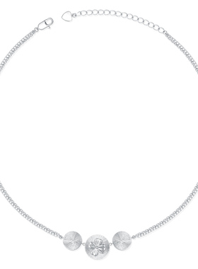 VIGG幸运草徽章项链女小众设计感2025年新款潮轻奢高级百搭感配饰