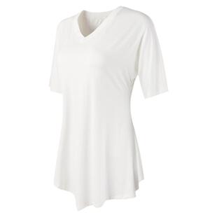 夏季健身服瑜伽服女夏薄款罩衫宽松速干衣短袖运动上衣t恤跑步