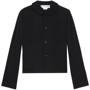 IT CDG COMME des GARÇONS GIRL女装纯色翻领夹克外套气质大方