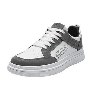 男鞋2025新款冬季潮流百搭休闲平板鞋运动韩版潮鞋青少年学生加绒