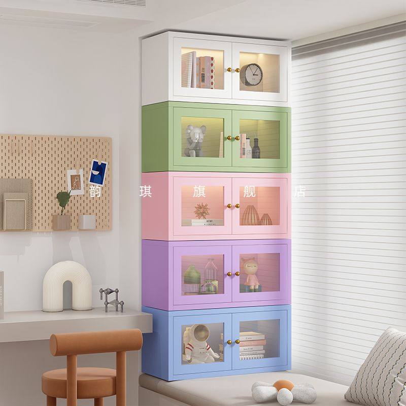 L7飘窗柜收纳柜的书架衣服物物放卧室阳台置利用空间上书柜储