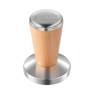 Barseto/百胜图58mm压粉锤不锈钢榉木胡桃木咖啡机配套件压粉器