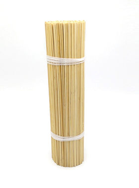 棉花糖竹签40cm*4.0mm平头手工