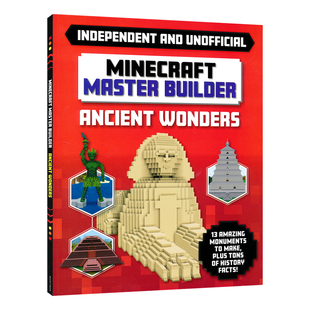 Minecraft Master Builder Ancient Wonders Independent and Unofficial 我的世界 建造大师 古代奇观 非官方构建指南 英文原版
