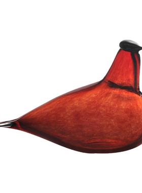 芬兰muurla玻璃鸟工艺品全球奢品