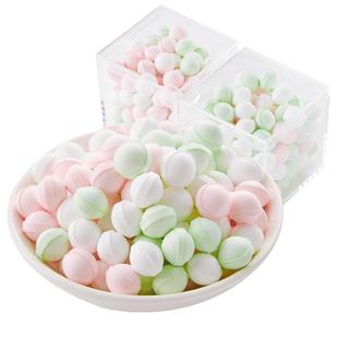 无糖薄荷糖清新口气水果味糖果小零食散装年货香体接吻糖含片强劲