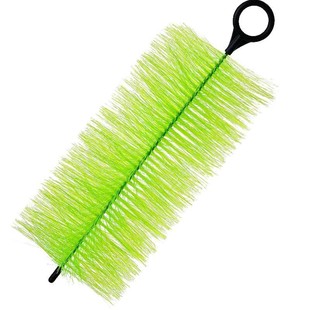 绿色优质鱼缸毛刷锦鲤鱼池过滤毛刷水族箱底滤材料十字304不锈钢