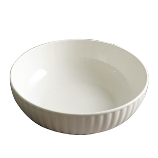 大汤碗家用纯白瓷特大号汤盆酸菜鱼碗大盆碗大码陶瓷釉下彩汤碗