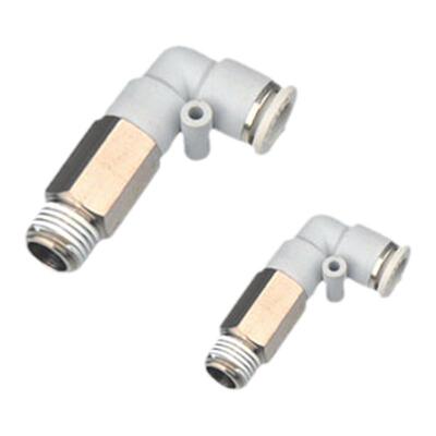 以赛亚ISAIAH气动气管L型IPLL8-02快速快插PLL6-01螺纹直角弯接头