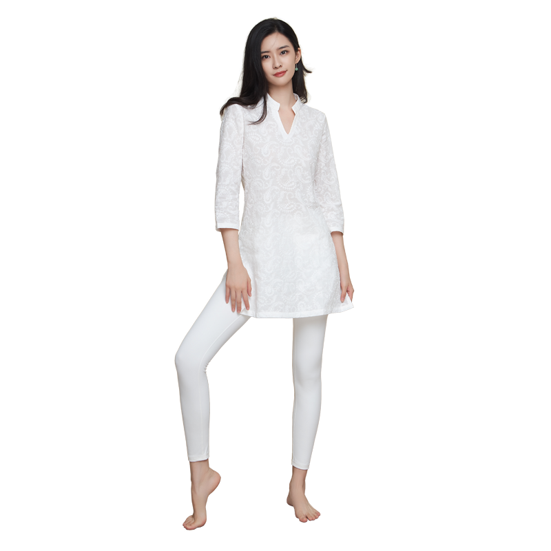 尤佳瑜伽禅服女纯棉冥想禅修服