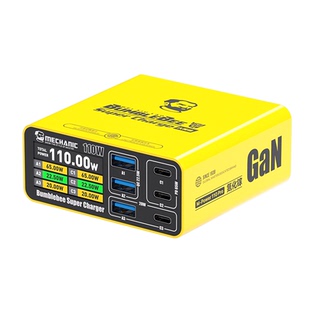 【维修佬推荐】M-Power桌面多口充充电器全兼容数显USB大功率闪充充电头氮化镓PD超级快充工作室手机平板通用