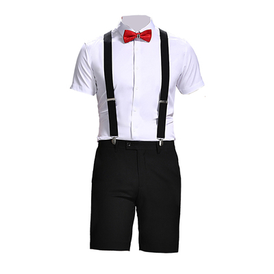 租赁短裤套装短袖衬衣毕业服装