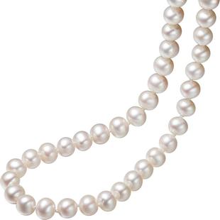 周六福淡水珍珠项链女S925银颈饰法式优雅送妈妈新年礼物送礼盒