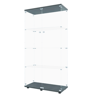 多层展示柜手办展示盒透明钢化玻璃模型积木收纳盒家用高端展示架