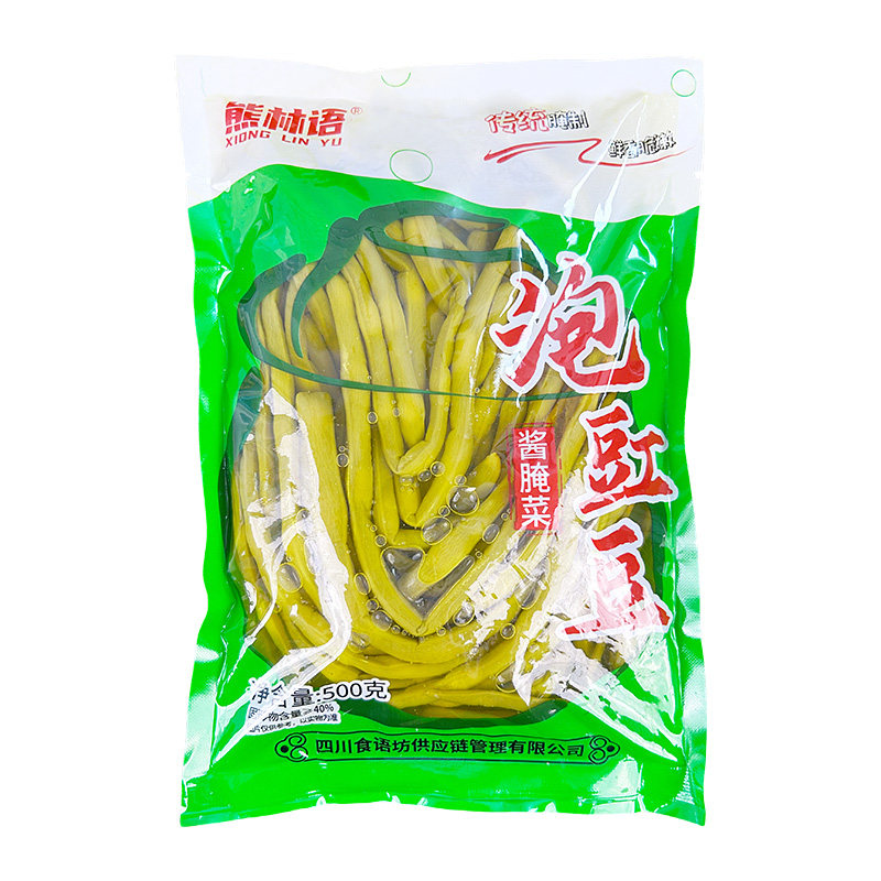 四川酸豇豆酸豆角老坛泡豇豆长豆角酸爽袋装腌菜下饭菜泡菜500克