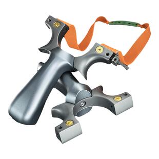 惊雷弹弓高精度新款钢珠铁珠专用太合金大弓门成人正品夹片扁皮弓