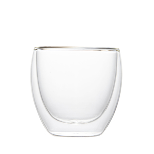 玻璃吸管杯双层隔热玻璃水杯带孔吸管盖子奶茶杯果汁饮料咖啡杯子