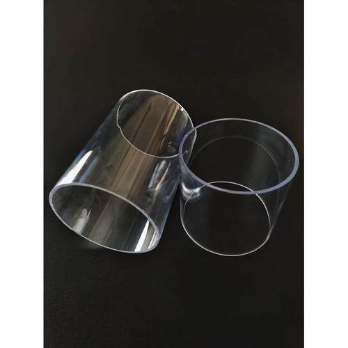 供应透明 塑料 PC 硬管  阳台水管式养鱼 透明4寸管 外径110mm