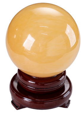 藏钰福有求必应水晶球摆件