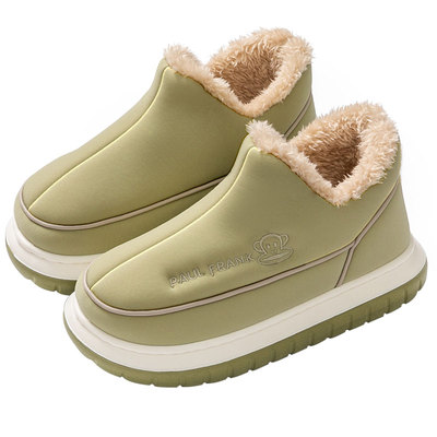 秋冬棉拖大嘴猴防水保暖包跟