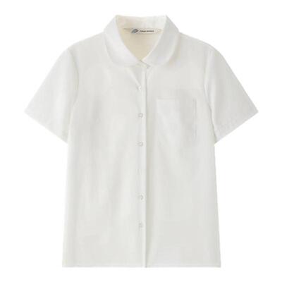 娃娃领白衬衫背带裙套装女夏